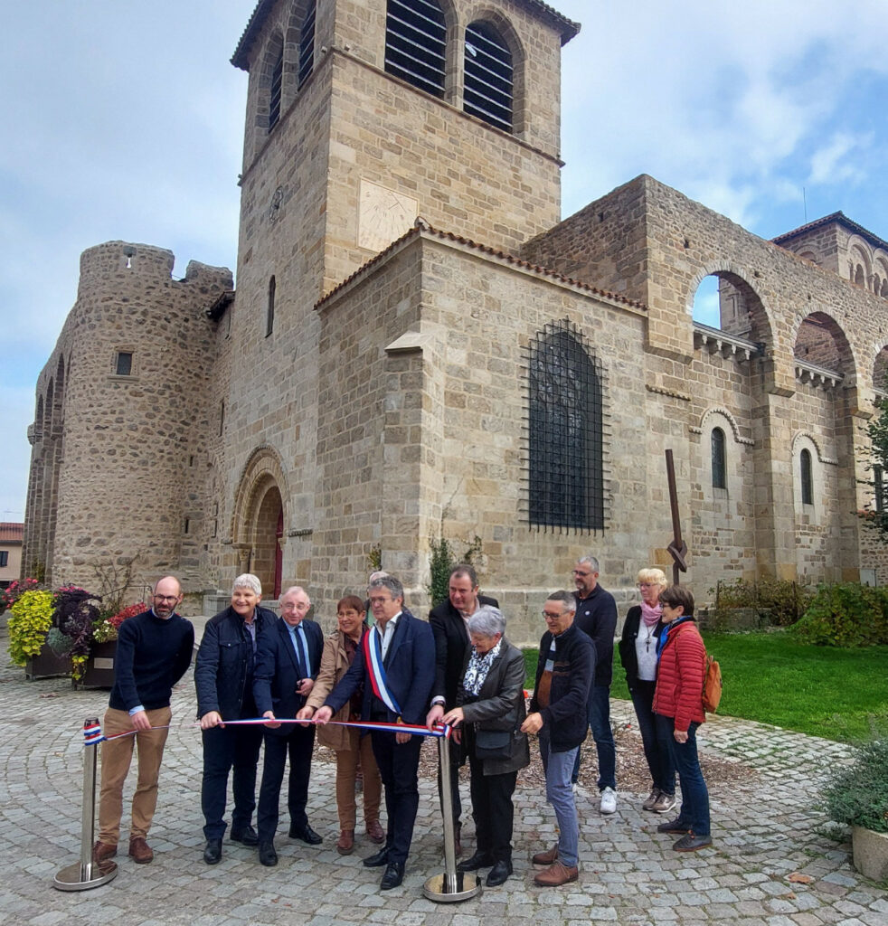 Inauguration pour la fin des travaux de restauration de l'ancien prieuré bénédictin de Champdieu -7 novembre 2024